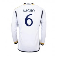 Real Madrid Nacho #6 Replica Home Shirt 2023-24 Long Sleeve